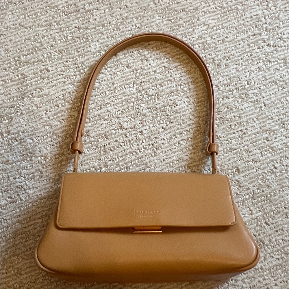 Kate Spade Smooth Tan Leather Shoulder Bag - Picture 11 of 11